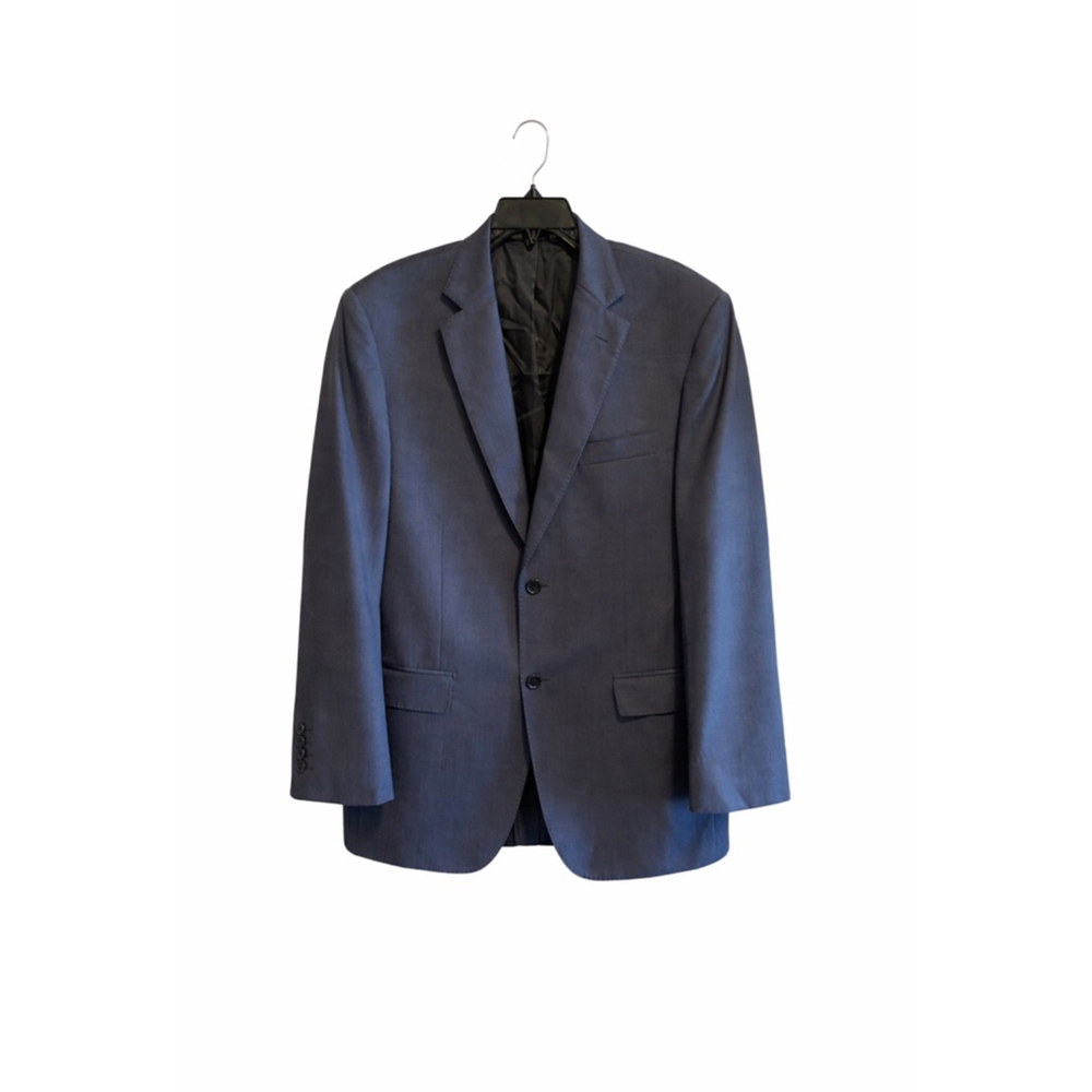 Pronto Uomo Men’s 42 Long Blazer 100% Wool Made in Italy Super‎ 120s